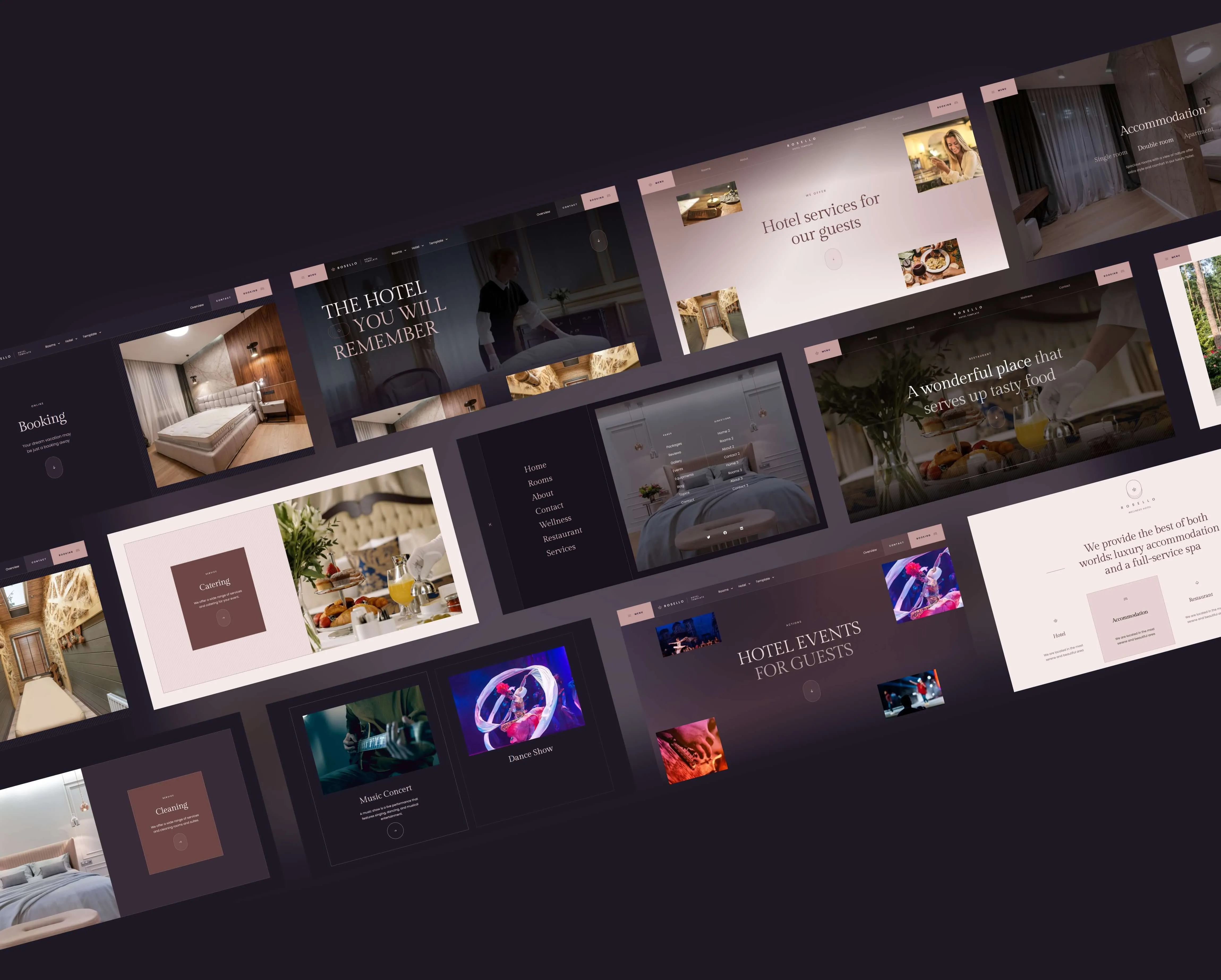 Rosello template screenshots